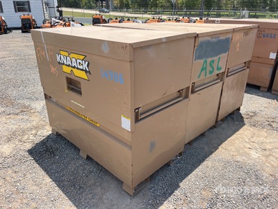 Quantity of (6) Knaack 89 Job Site Box