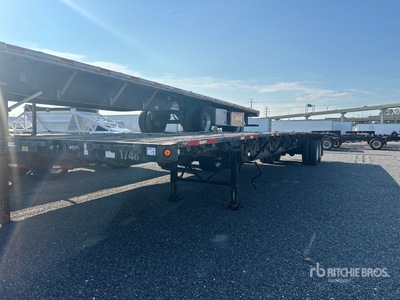 1998 Manac 32500 kg 48 ft T/A Flatbed Trailer