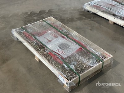 Quantity of (5) 2025 Suihe BC-5400 5400 lb Ratchet Binders & (10) 20 ft Chains Divers  (Unused)