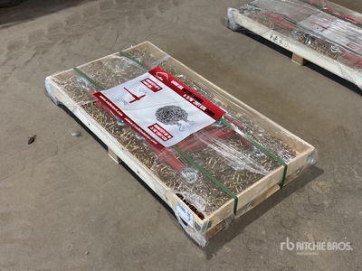 Quantity of (5) 2025 Suihe BC-5400 5400 lb Ratchet Binders & (10) 20 ft Chains Divers  (Unused)