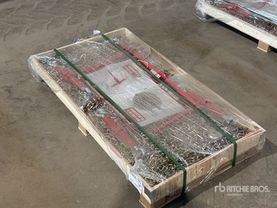 Quantity of (5) 2025 Suihe BC-5400 5400 lb Ratchet Binders & (10) 20 ft Chains Divers  (Unused)
