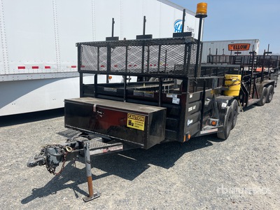 2010 Marksman LSET80X14 14 ft T/A Landscape Trailer