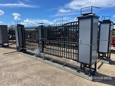 Suihe SG 20 ft Wrought Iron Bi-Parting Driveway Gate (Unused)