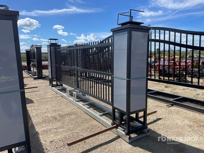Suihe SG 20 ft Wrought Iron Bi-Parting Driveway Gate (Unused)