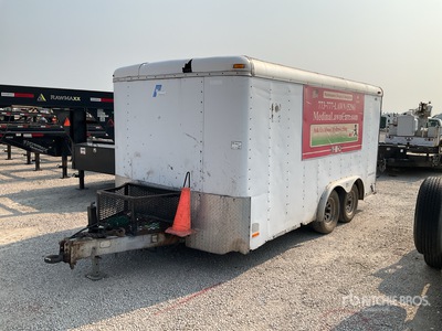 1999 Pace American CS714TA2 14 ft T/A Enclosed Trailer