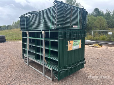 Quantity of (56) 2025 Suihe NP10-54-2 10 ft Powder Coated Livestock Panel (Unused)