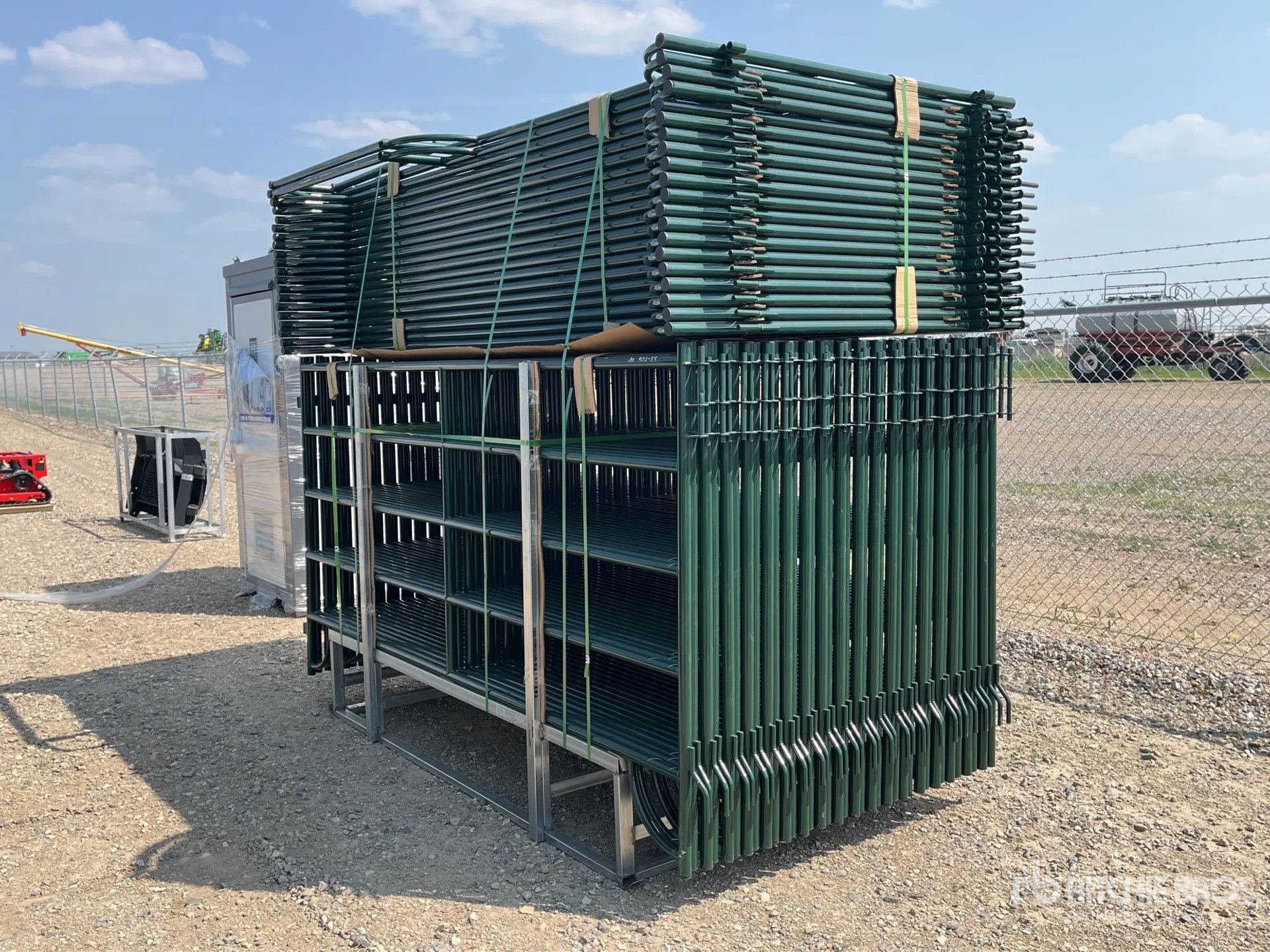 Quantity of (56) 2025 Suihe NP10-54-2 10 ft Powder Coated Livestock Panel (Unused)
