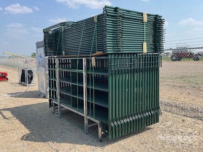 Quantity of (56) 2025 Suihe NP10-54-2 10 ft Powder Coated Livestock Panel (Unused)
