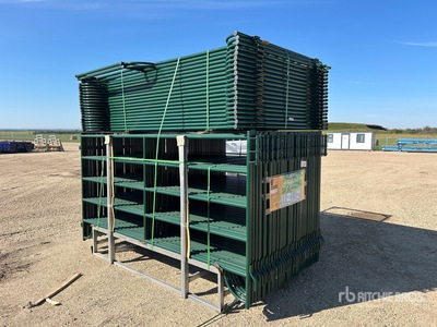 Quantity of (54) 2025 Suihe NP10-54-2 9 ft 6 in Powder Coated Livestock Panel (Unused)