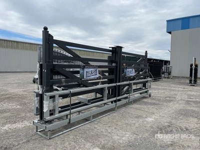Quantity of (3) 2025 Suihe NFG-20FB-3 20 ft Bi-Parting Farm Driveway Gate (Unused)