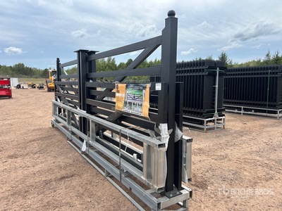 Quantity of (3) 2025 Suihe NFG-20FB-3 20 ft Bi-Parting Farm Driveway Gate (Unused)