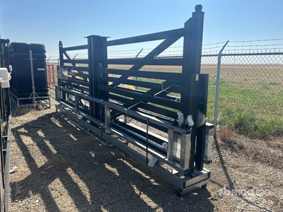 Quantity of (3) 2025 Suihe NFG-20FB-3 20 ft x 5 ft Bi-Parting Farm Driveway Gate (Unused)