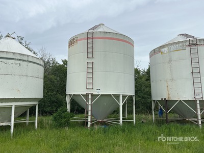 Taylor Industries TU100-16-12TS +/- 100 ton Smooth Wall Hopper Cassone per grano