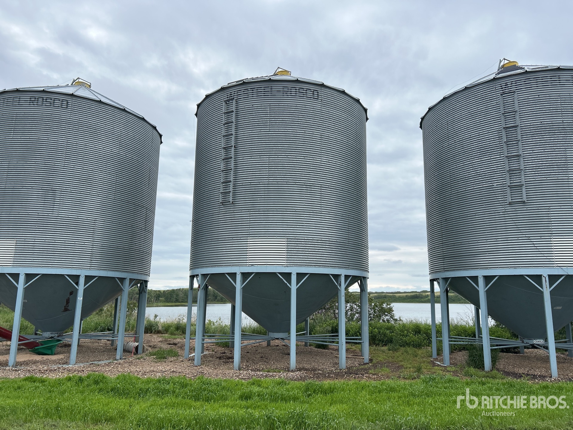 Westeel-Rosco +/- 5000 bu 7 Ring Hopper Cassone per grano