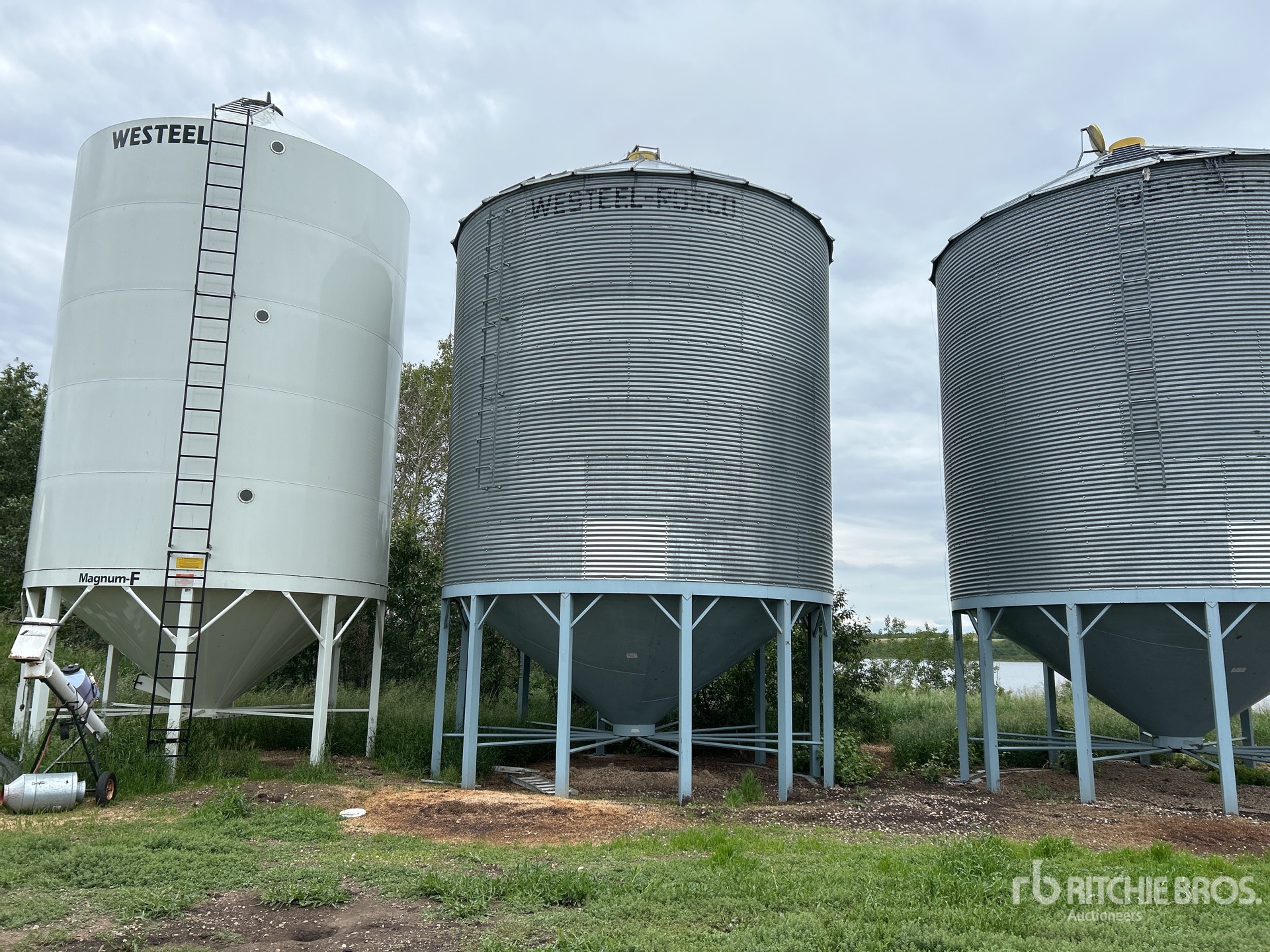 Westeel-Rosco +/- 5000 bu 7 Ring Hopper Cassone per grano