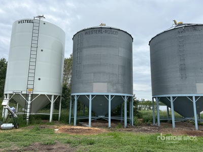 Westeel-Rosco +/- 5000 bu 7 Ring Hopper Cassone per grano