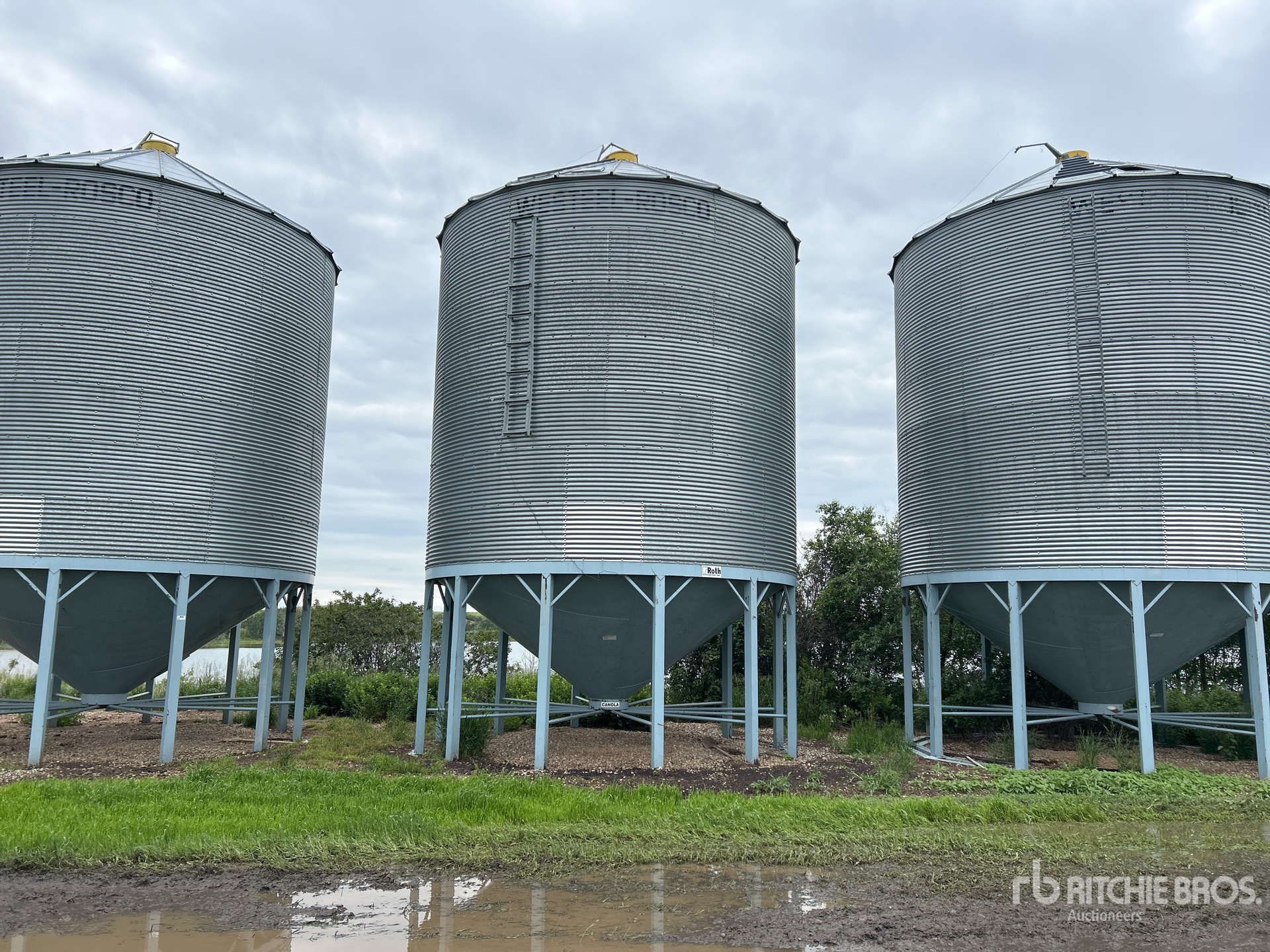 Westeel-Rosco +/- 5000 bu 7 Ring Hopper Cassone per grano
