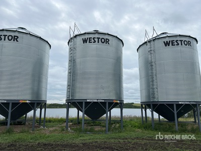 2013 Westor 1805 +/- 4920 bu 5 Ring Hopper Cassone per grano