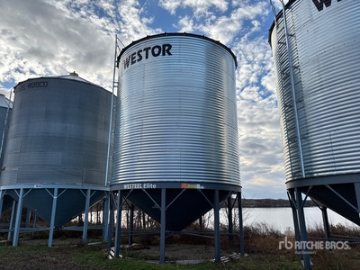 2012 Westor 1805 +/- 4920 bu 5 Ring Hopper Grain Bin