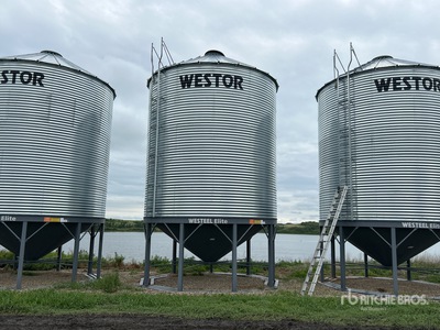 2012 Westor 1805 +/- 4920 bu 5 Ring Hopper Cassone per grano