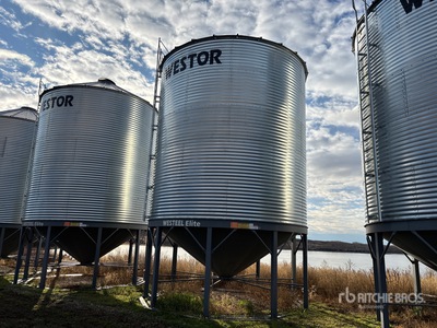 2012 Westor 1805 +/- 4920 bu 5 Ring Hopper Grain Bin