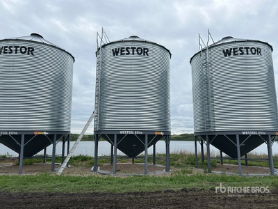 2012 Westor 1805 +/- 4920 bu 5 Ring Hopper Cassone per grano