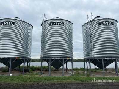 2012 Westor 1805 +/- 4920 bu 5 Ring Hopper Cassone per grano