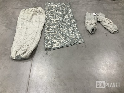 (13) Wet Weather Poncho Liners, (24) Sleeping Bags & Assorted Items