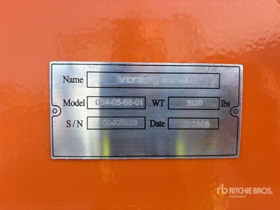 2025 Suihe VG Skid-Mounted Vibratory Criba de agregados (Unused)