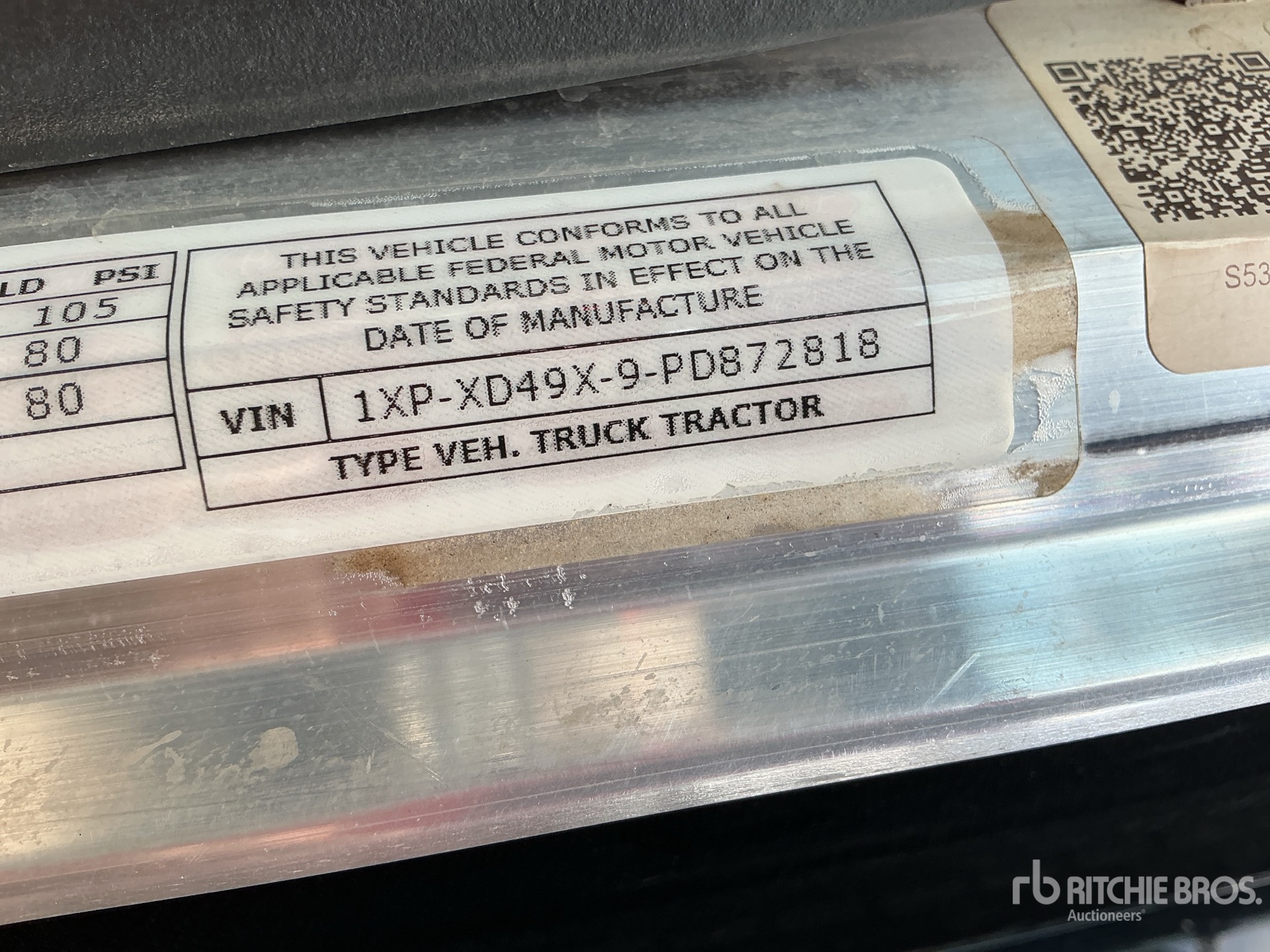 2023 Peterbilt 389 8x4 Tri/A Sleeper Truck Tractor