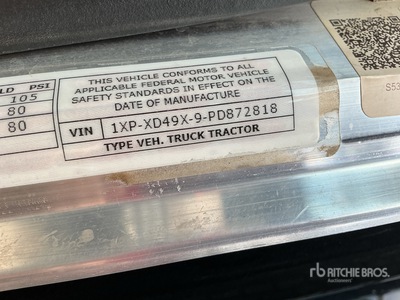 2023 Peterbilt 389 8x4 Tri/A Sleeper Truck Tractor