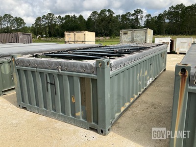 20' Half Height Open Top Container