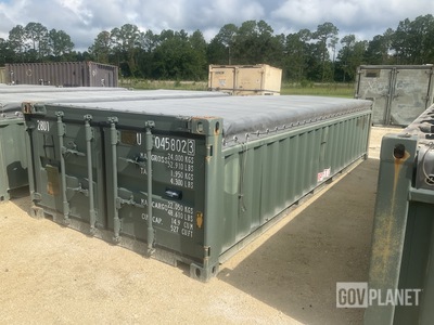 20' Half Height Open Top Container