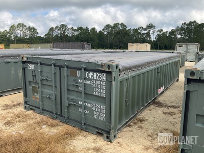 20' Half Height Open Top Container