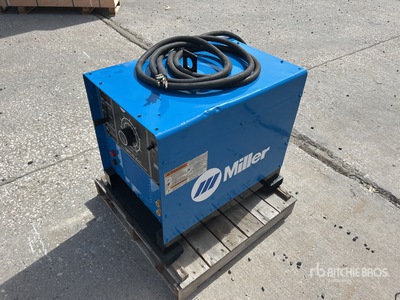 1990 Miller Dailarc 250 A Skid-Mounted Multi-Process Electric Welder