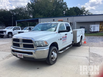 2012 Dodge Ram 3500 4x4 Crew Cab Utility Truck