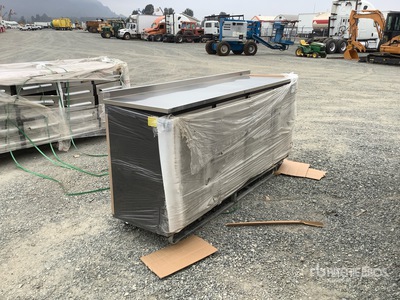 2025 Steelman 7FT-10D 7 ft 5 in 10-Drawer Stainless Steel Workbench (Unused)