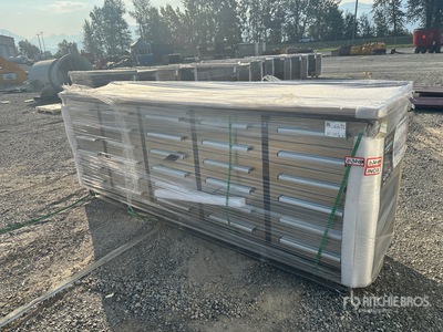 2025 Steelman 10FT-30DB 10 ft 30-Drawer Stainless Steel Établi de travail (Unused)
