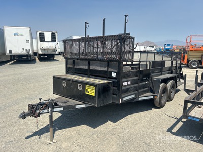 2007 Marksman 14 ft T/A Landscape Trailer