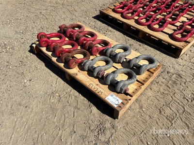Quantity of (10) Crosby 17 Ton Shackle