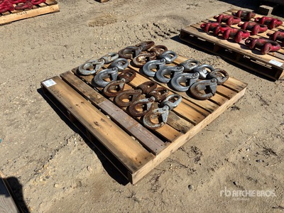Quantity of (12) Crosby Self Locking Swivel Hook
