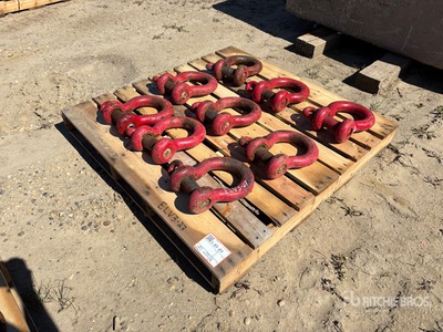 Quantity of (9) Crosby 25 Ton Shackle