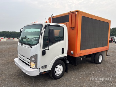 2015 Isuzu NPR 4x2 Electronic Sign Board Truck