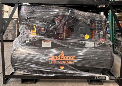 2025 Landhonor LHR-GAC40Y Skid-Mounted 40 gal 2 Stage Air Compressor (Unused)