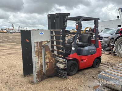 2009 Toyota 7FGCU25 6100 lb Cushion Tire Forklift