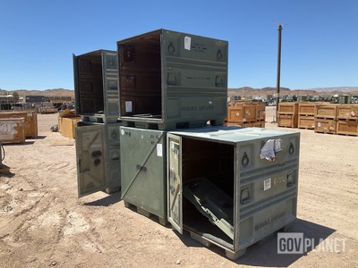 (5) Plastics Research Palcon Pallet Containers