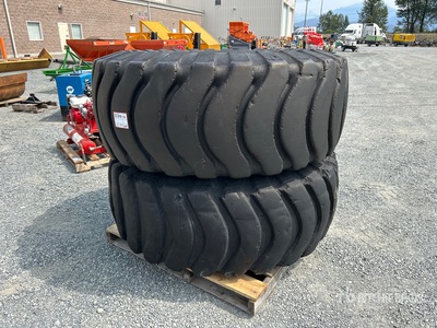 Quantity of (2) Michelin 23.5x25 Tyres