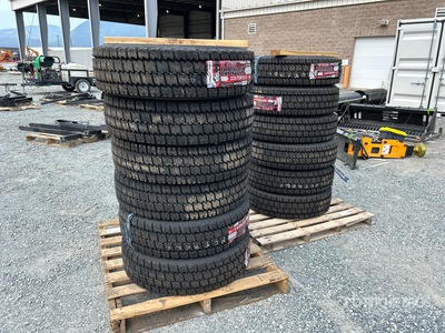 Quantity of (12) Windpower 225/70R19.5 Tires (Unused)