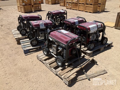 (6) Briggs & Stratton PRO6500G Portable Generator Sets