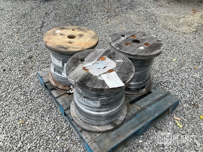 (3) Spools of CME 3/0 STR-BLACK Cable
